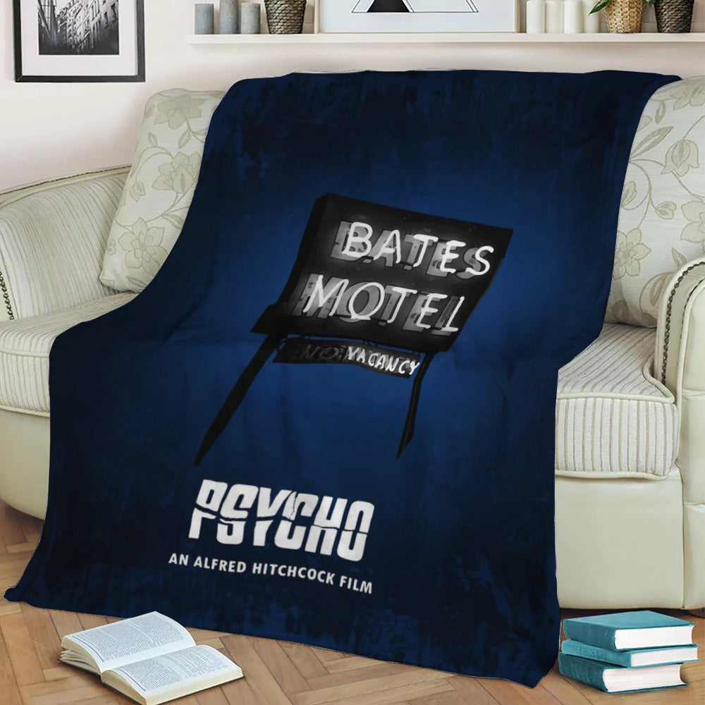 Psycho Fleece Throw Blanket