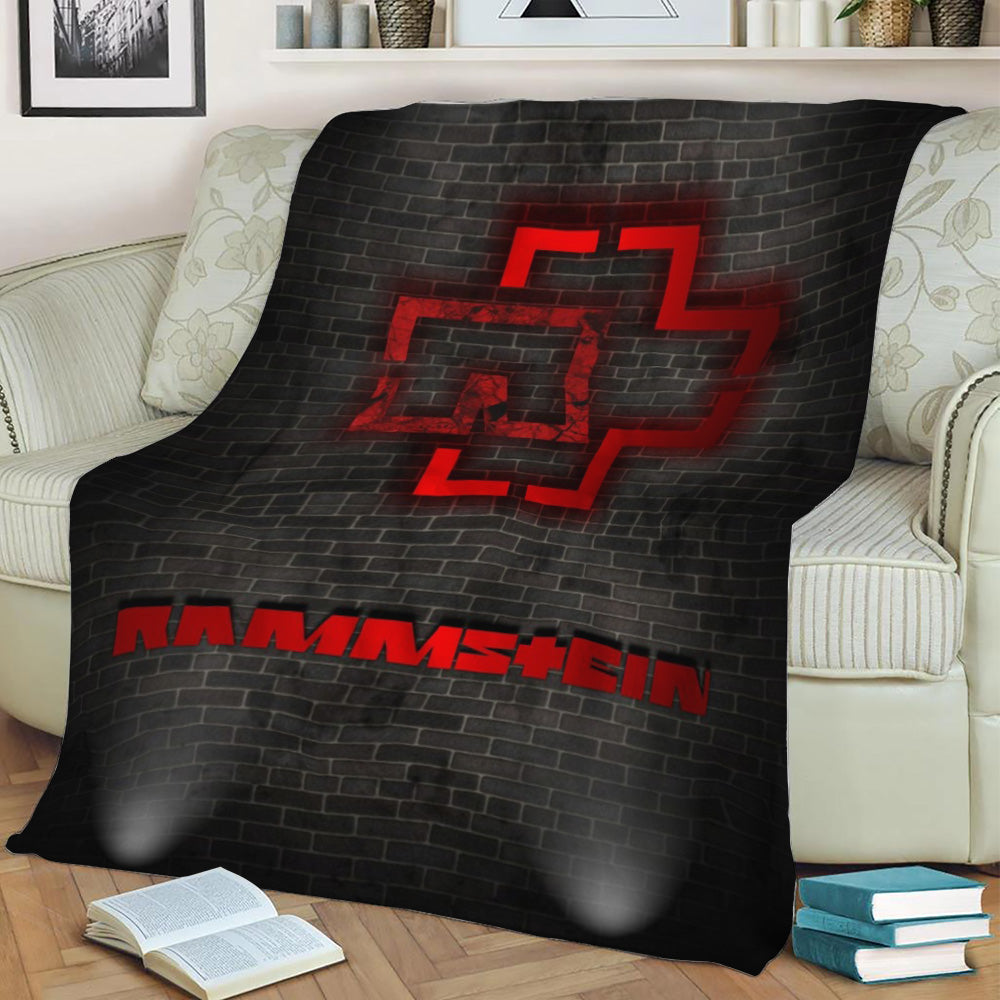 Rammstein Fleece Throw Blanket