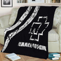 Rammstein flag Fleece Throw Blanket