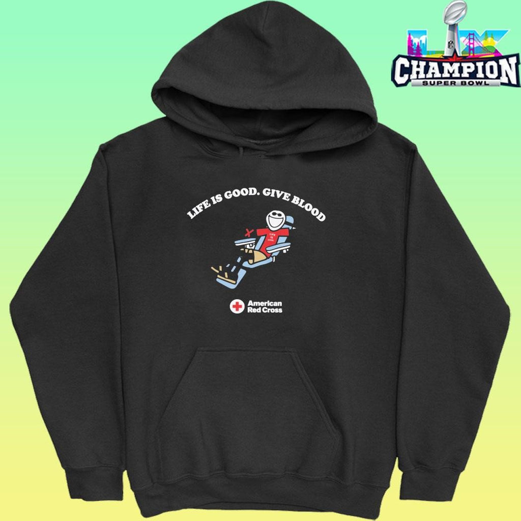 Red Cross Life Is Good Shirt