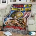Retro Vintage movie poster Fleece Throw Blanket