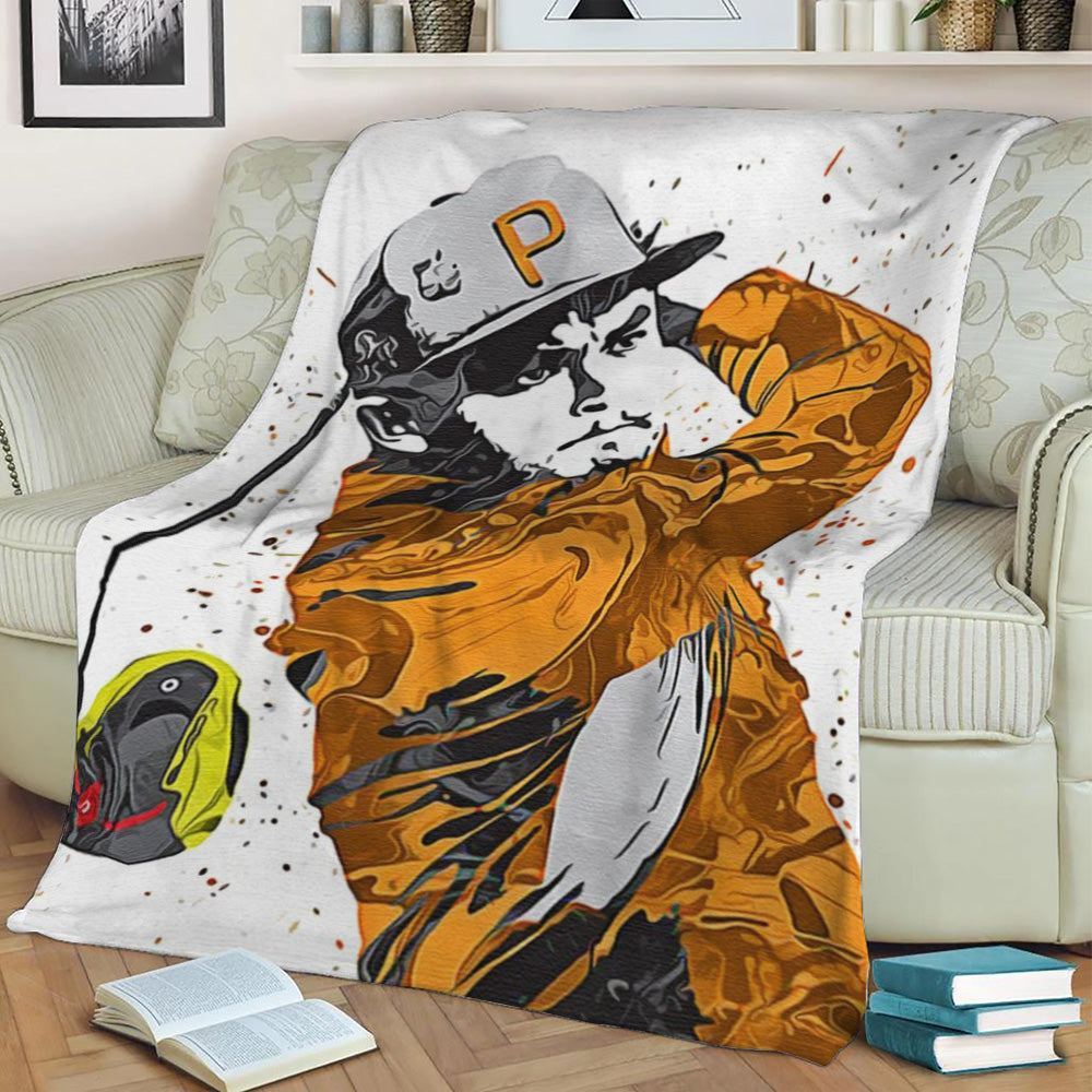 Rickie Fowler Golf Fleece Throw Blanket