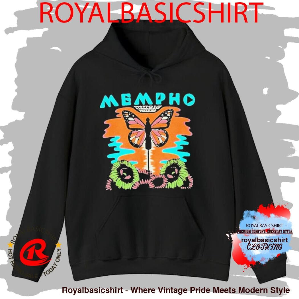 RiverBeat Music Festival Mempho Butterfly Shirt