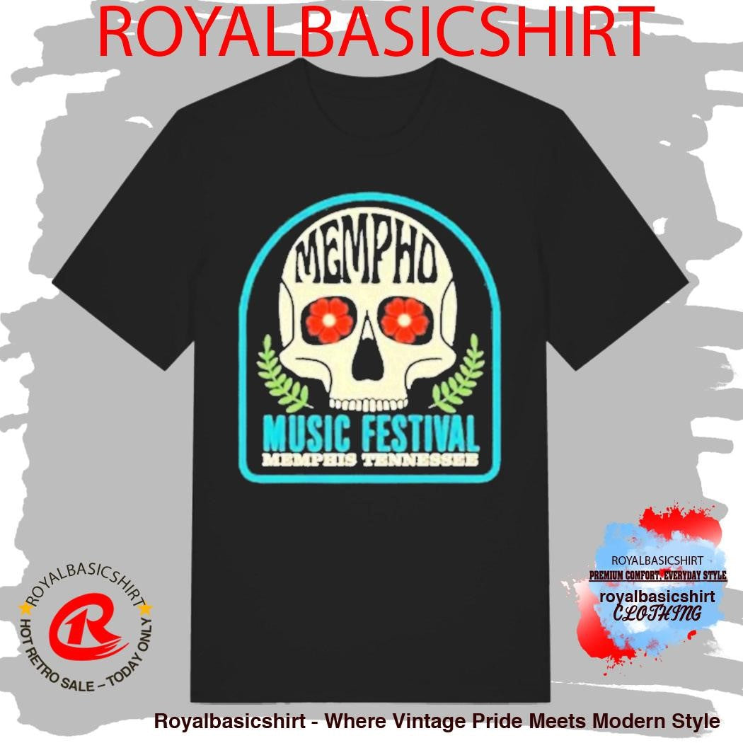 RiverBeat Music Festival Mempho Skull Shirt