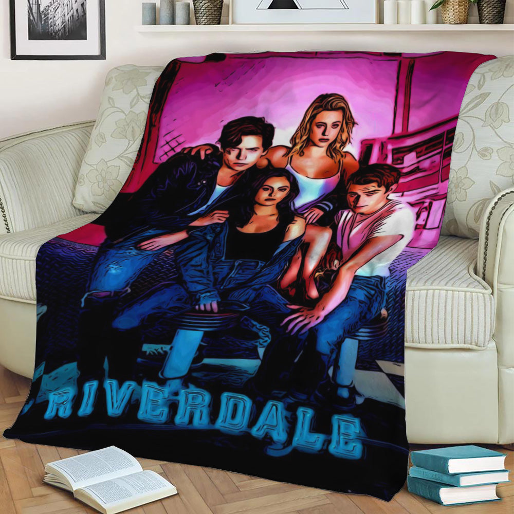 Riverdale TV Series Poster Fleece Throw Blanket