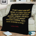Rocky Balboa Quotes Fleece Throw Blanket