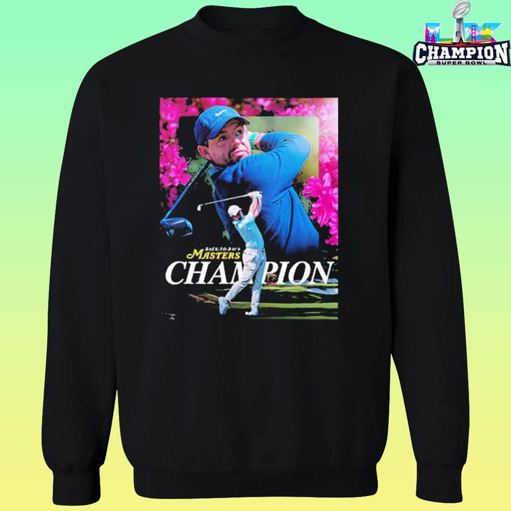 Rory Mcilroy Back To Back Masters Champions 2026 Shirt