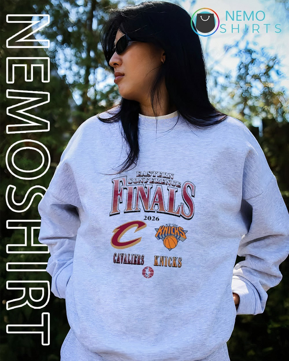 Cleveland Cavaliers vs NY Knicks 2026 Eastern Conference Finals dueling shirt
