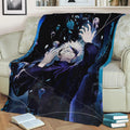 SATORU GOJOU Fleece Throw Blanket