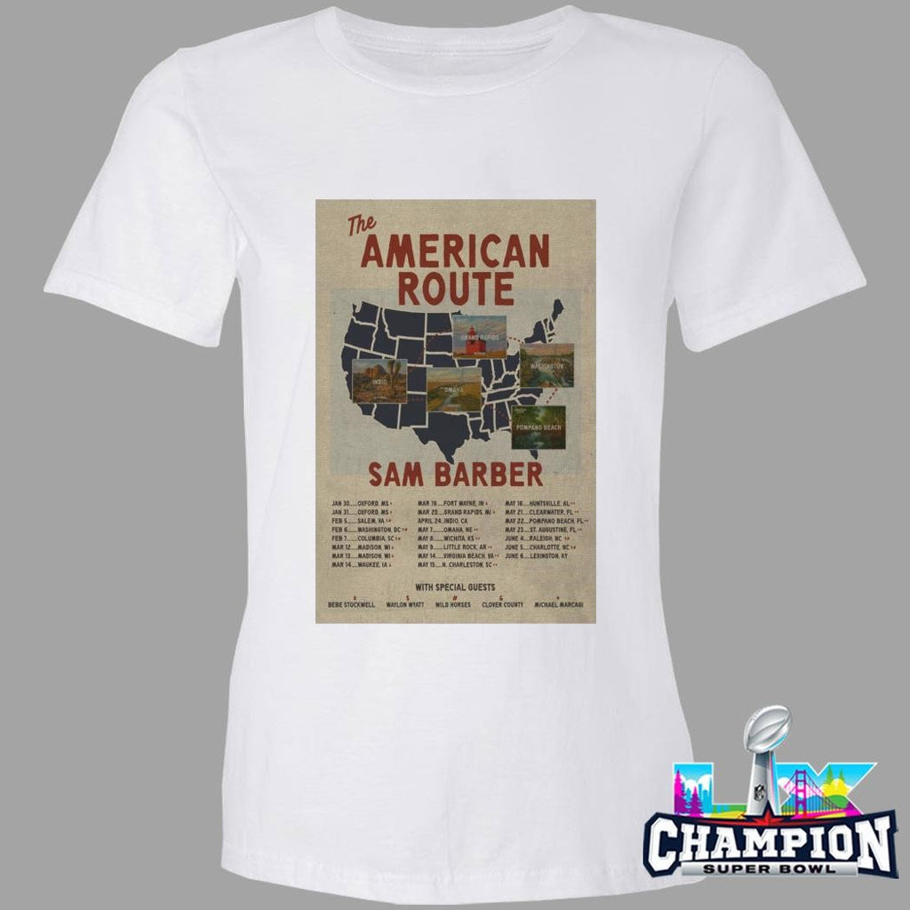 Sam Barber The American Route 2026 Shirt