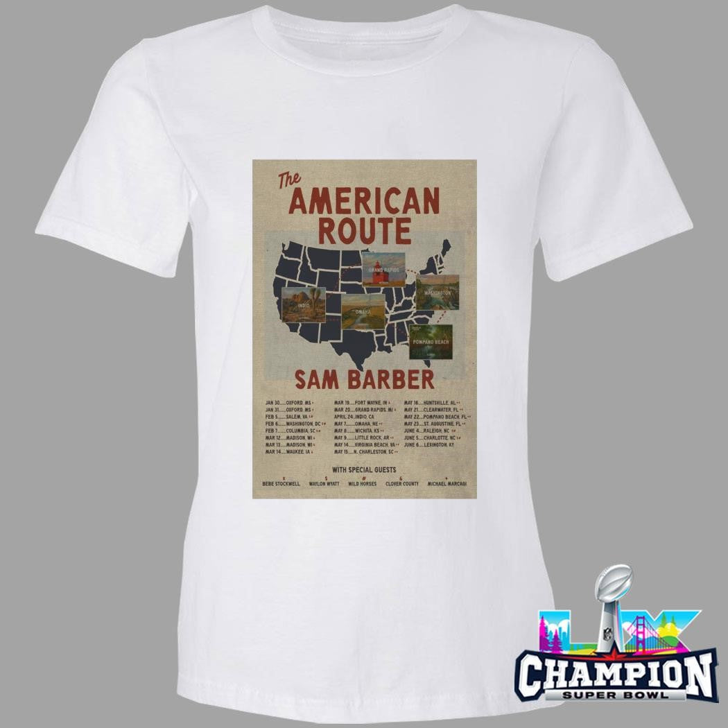 Sam Barber The American Route 2026 Shirt