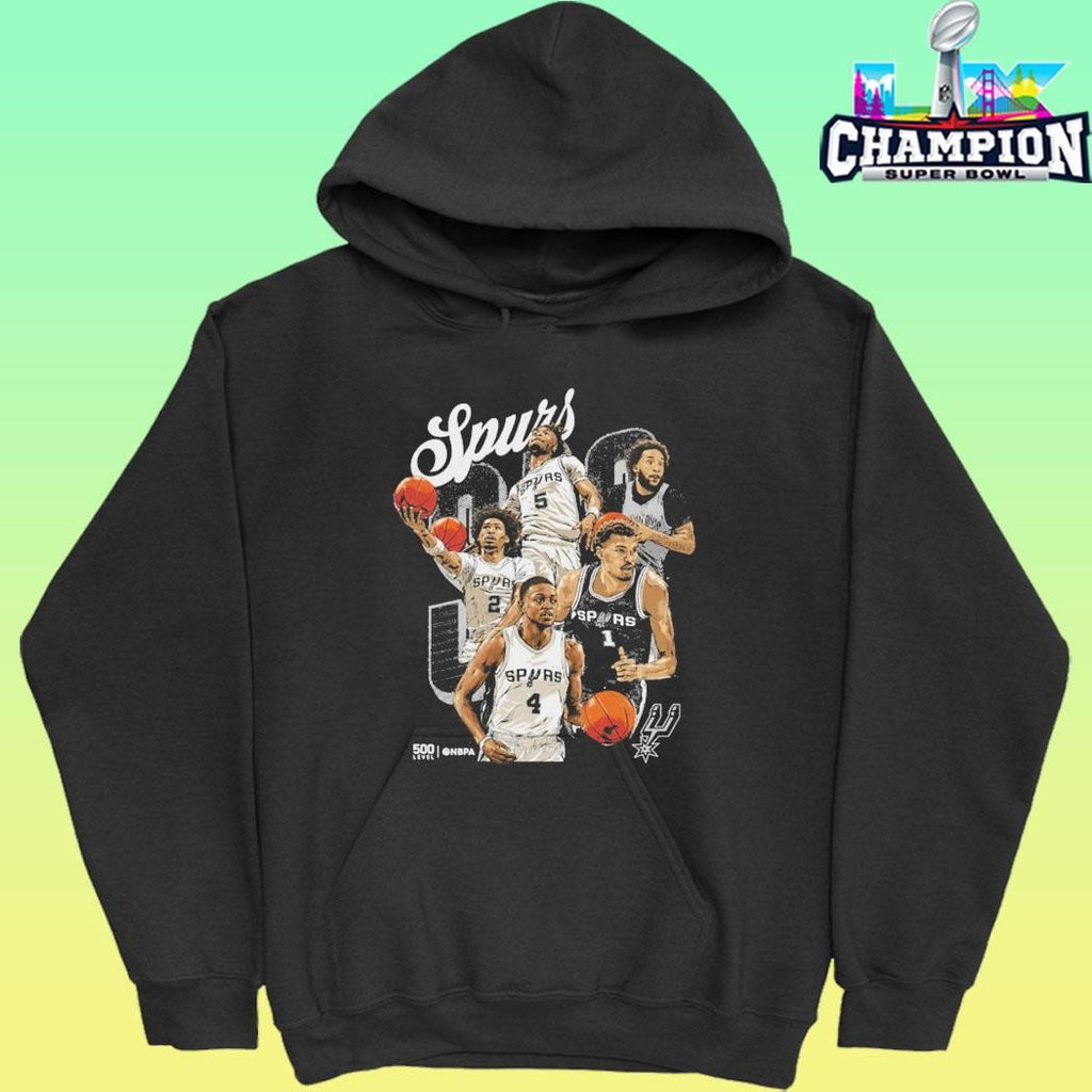 San Antonio Spurs 2026 Playoffs Starting 5 Shirt