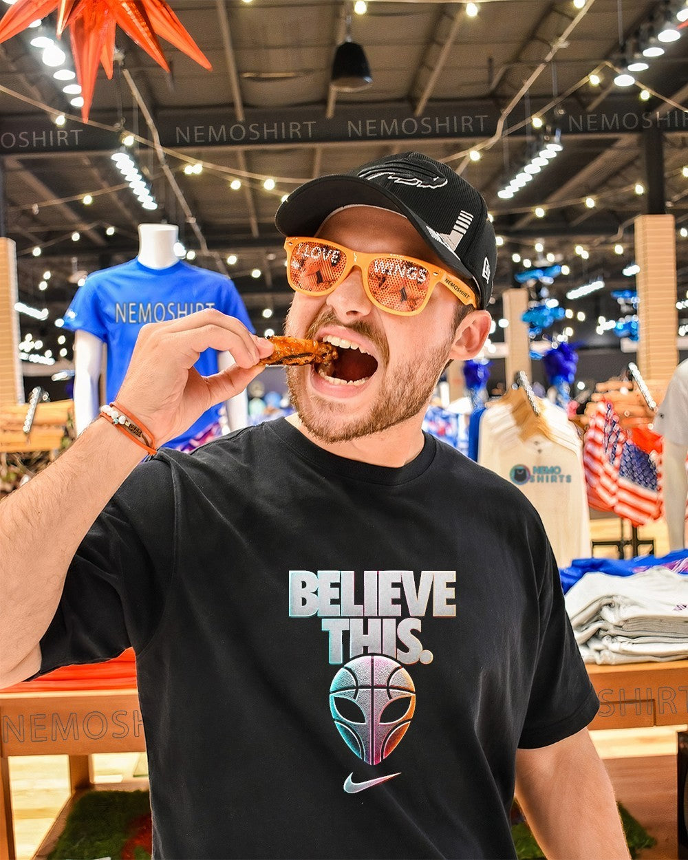San Antonio Spurs believe this alien mask shirt