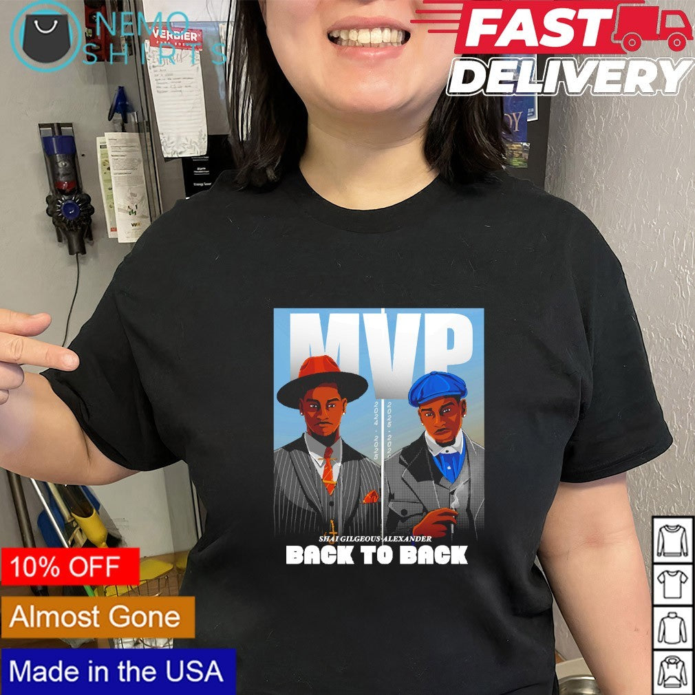 Shai Gilgeous-Alexander Back to back MVP 2024-2025-2026 seasons shirt