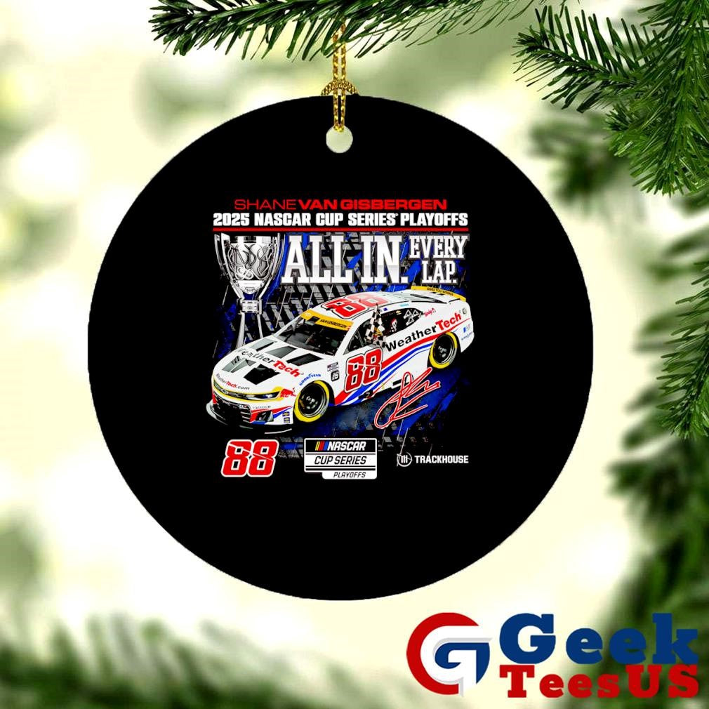 Shane van Gisbergen Checkered Flag Sports 2025 NASCAR cup series playoffs ford motorcraft all in shirt