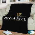 Slainte Guinness Fleece Throw Blanket