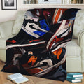 Sneakers Fleece Throw Blanket