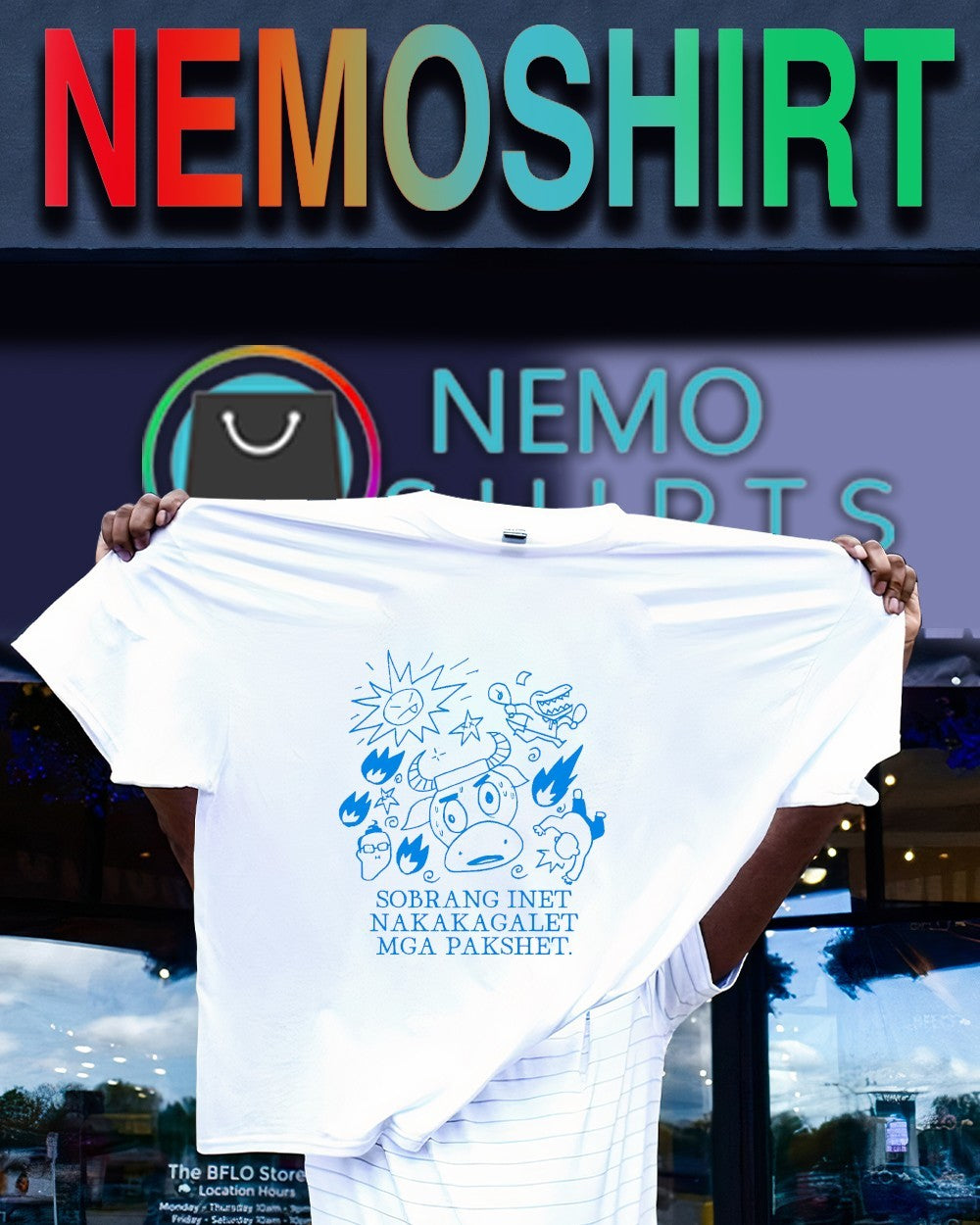 Sobrang inet nakakagalet mga pakshet shirt