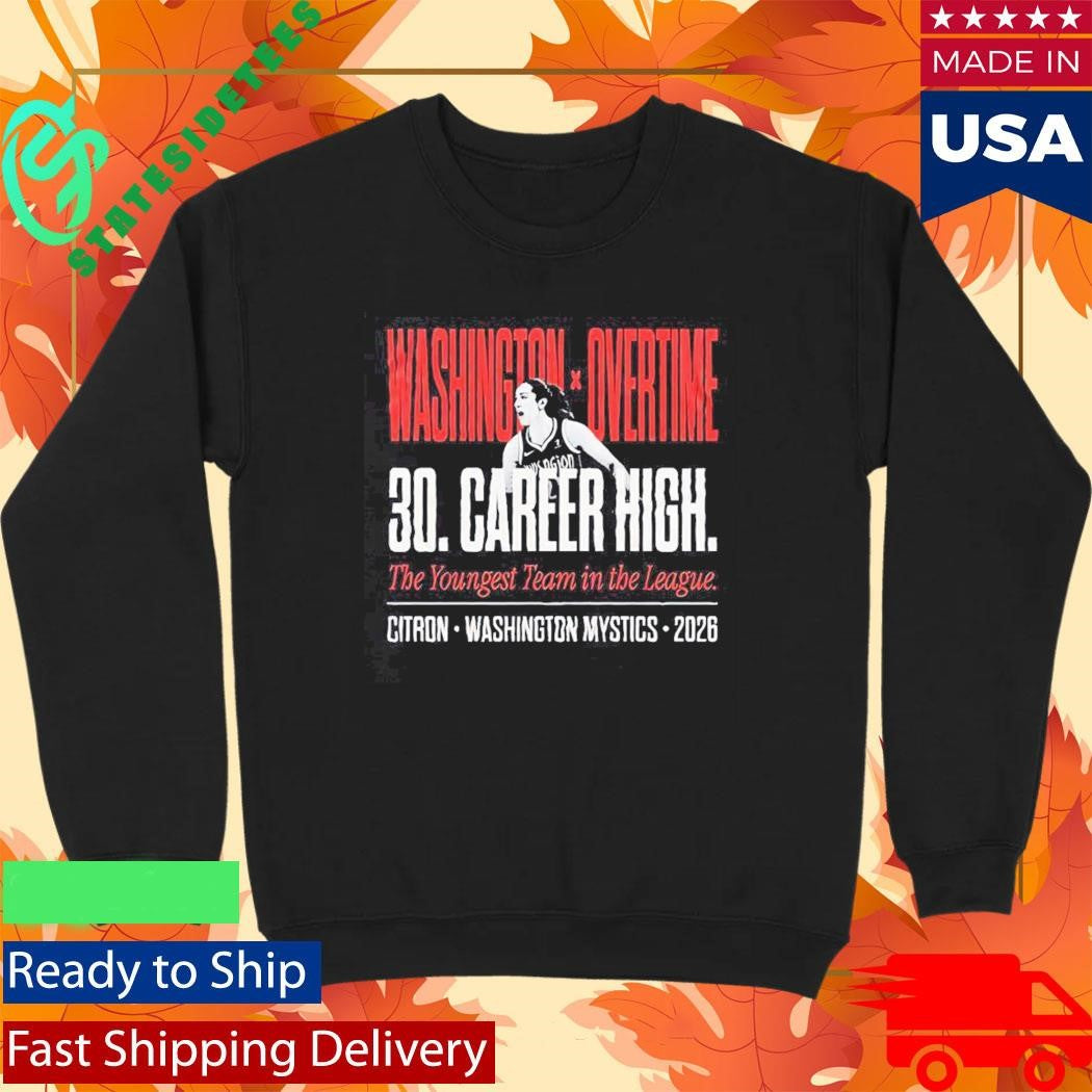 Sonia Citron Career High 30 Points Mystics Fever Upset WNBA 2026 Shirt