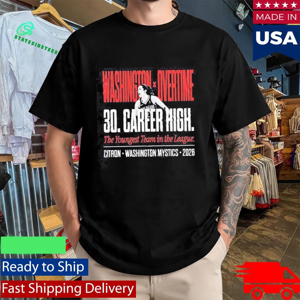 Sonia Citron Career High 30 Points Mystics Fever Upset WNBA 2026 Shirt