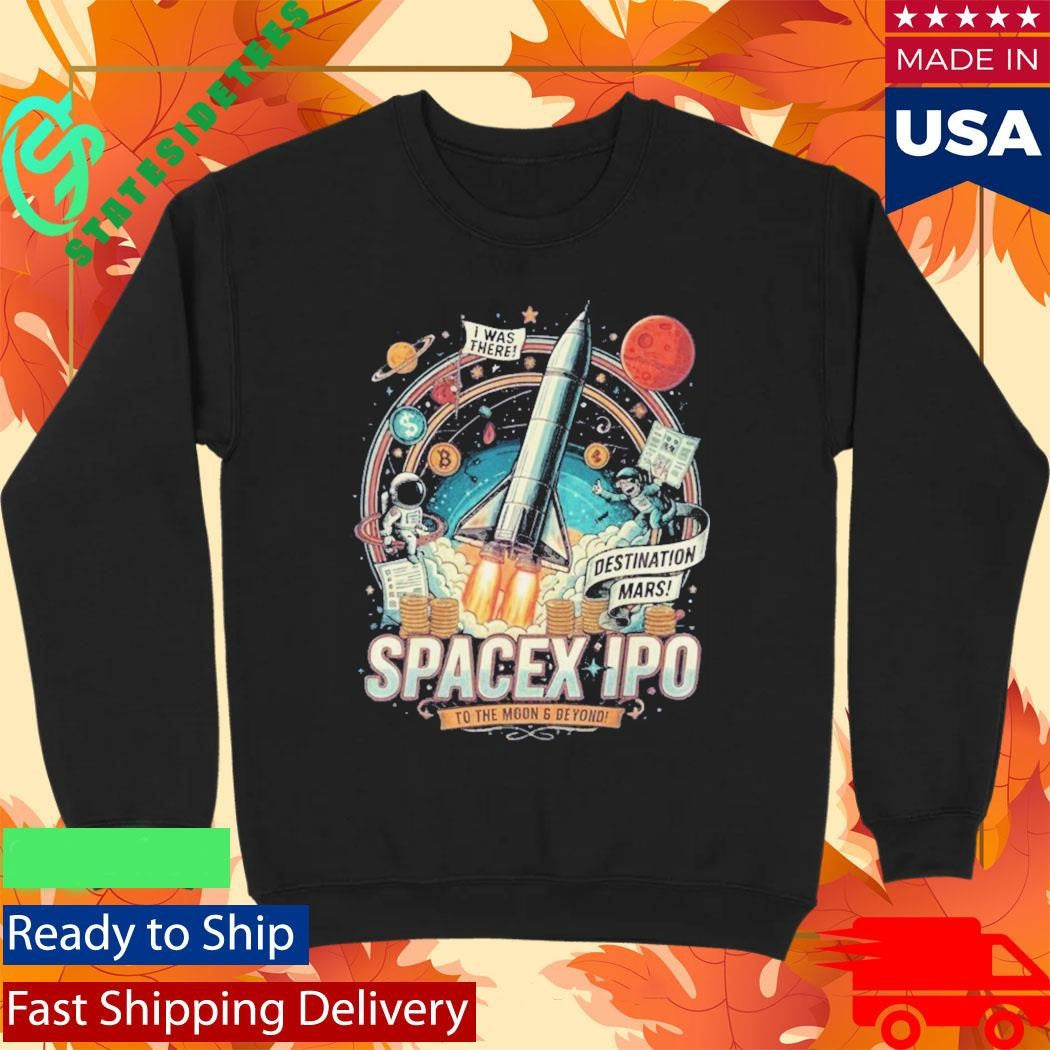 SpaceX IPO Rocket Launch Shirt