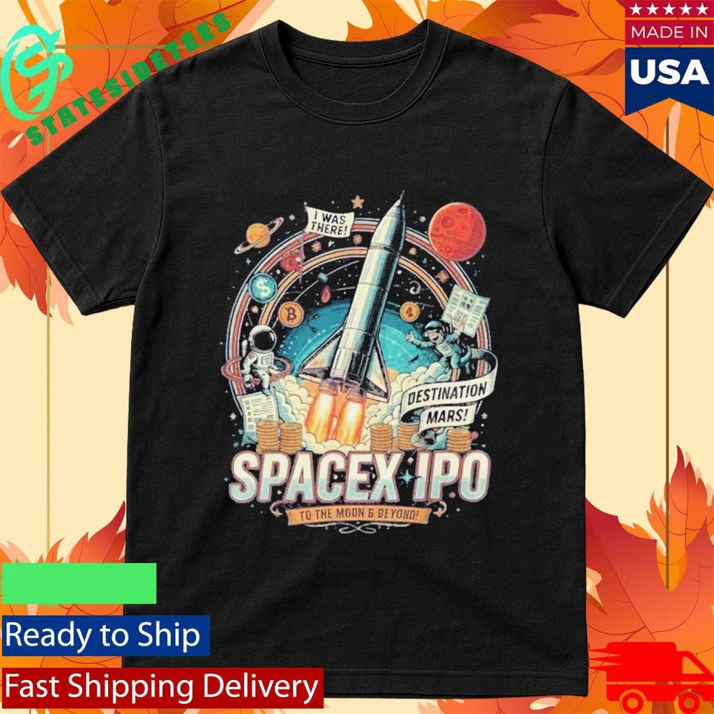 SpaceX IPO Rocket Launch Shirt