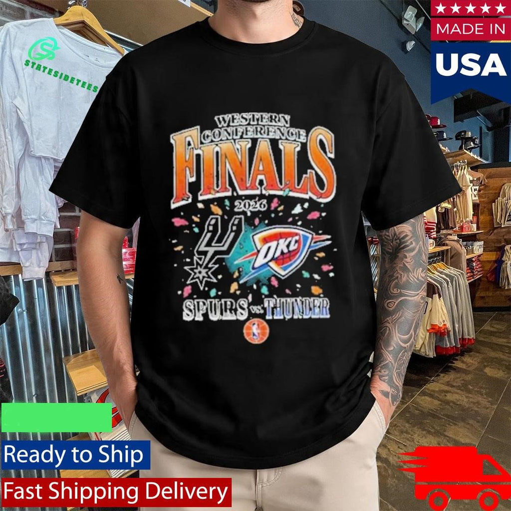 Spurs Vs Thunder 2026 Western Conference Finals Shirt