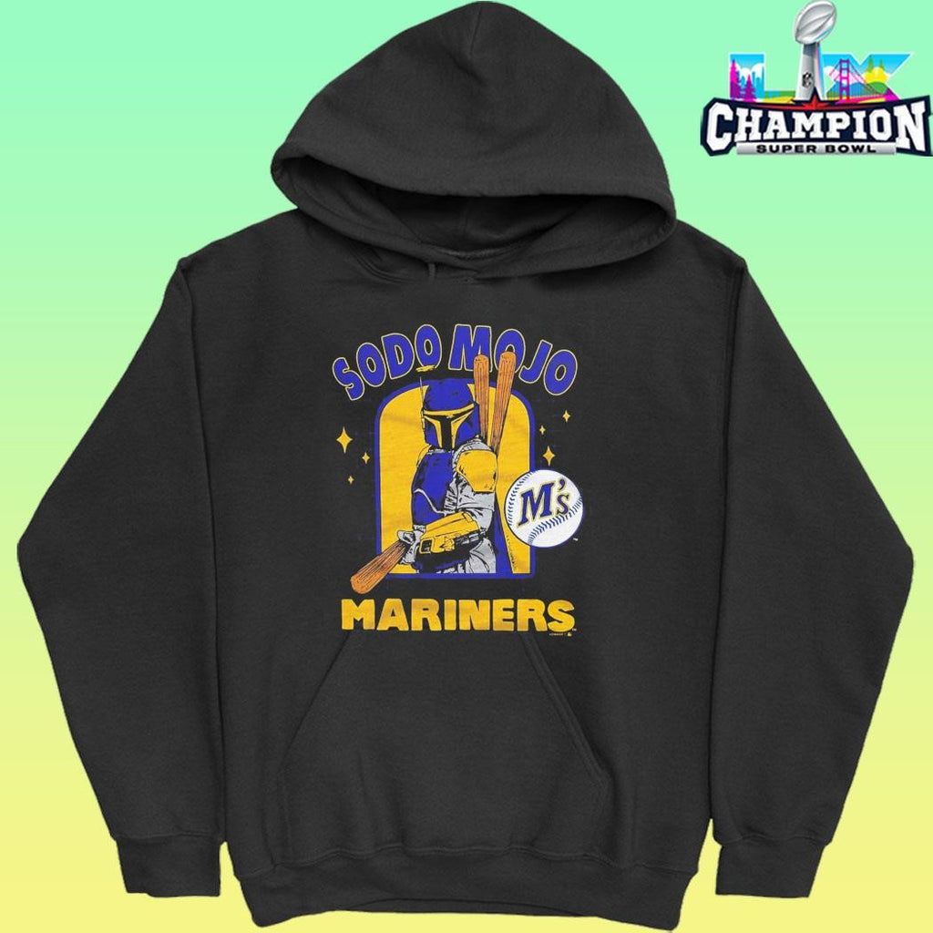 Star Wars X Mlb 2026 Star Wars Day Seattle Mariners Dark Side Boba Fett Sodo Mojo Shirt
