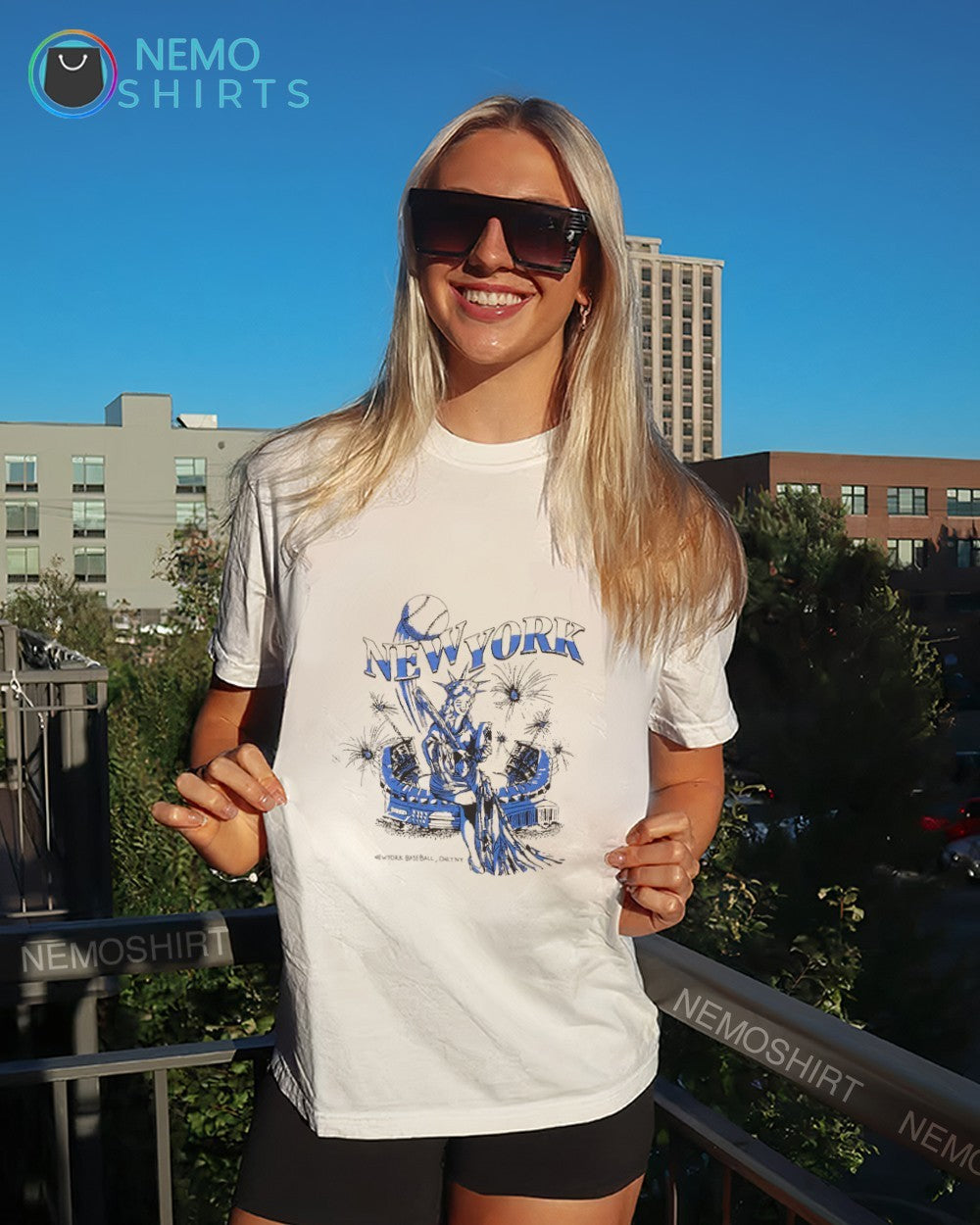 Statue of Liberty New York baseball Only NY City shirt