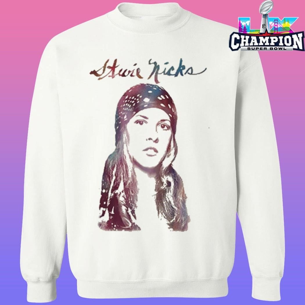 Stevie Nicks Tour 2025 Head Scarf Photo Shirt