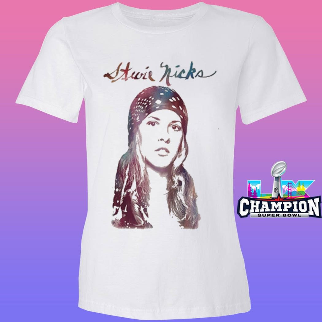 Stevie Nicks Tour 2025 Head Scarf Photo Shirt