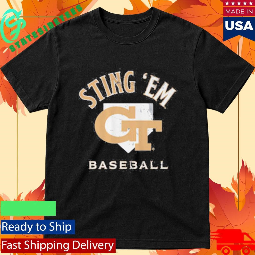 Sting ’Em Georgia Tech Baseball GT Baseball Shirt
