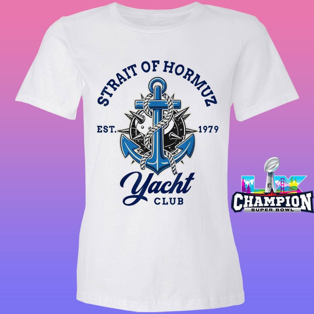 Strait Of Hormuz Nautical Humor Yacht Club Shirt