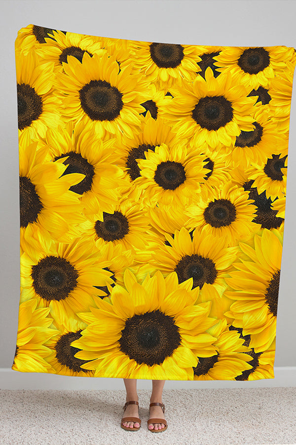 Sunflower Fleece Blanket