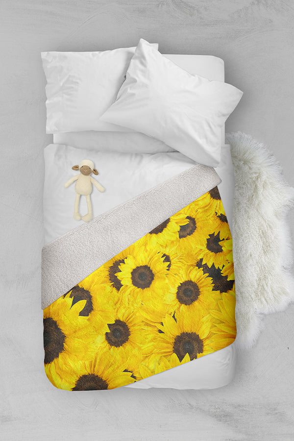 Sunflower Fleece Blanket