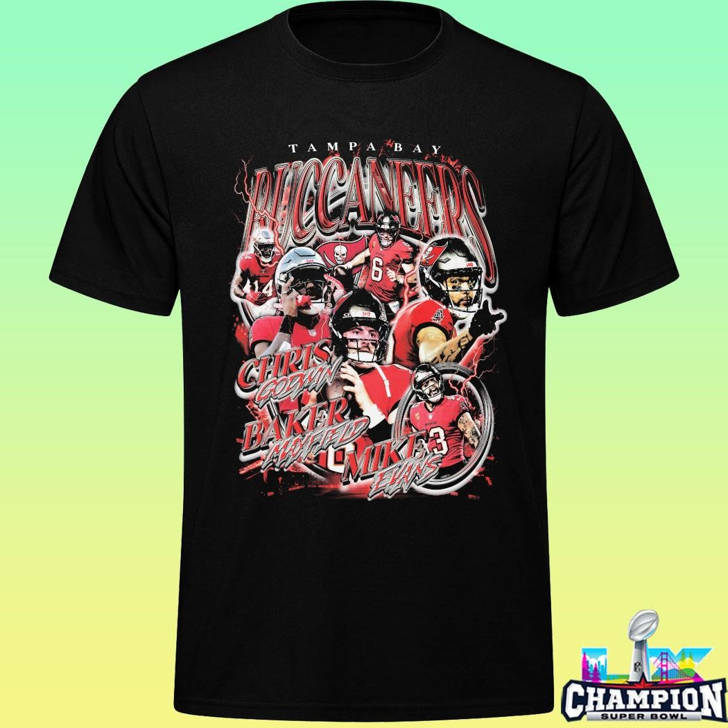 Tampa Bay Buccaneers Chris Godwin Baker Mayfield Mike Evans Shirt