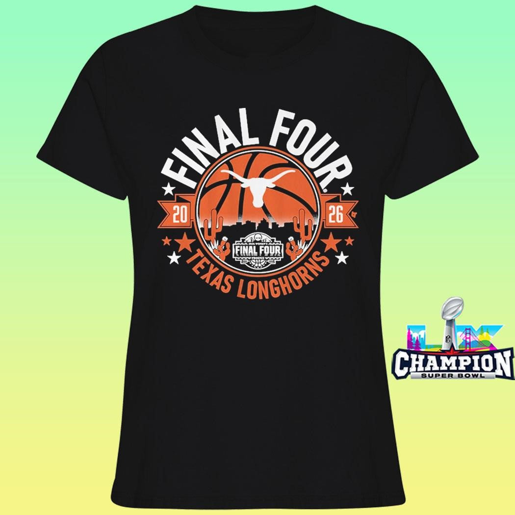 Texas Longhorns Wbb 2026 Final Four Shirt