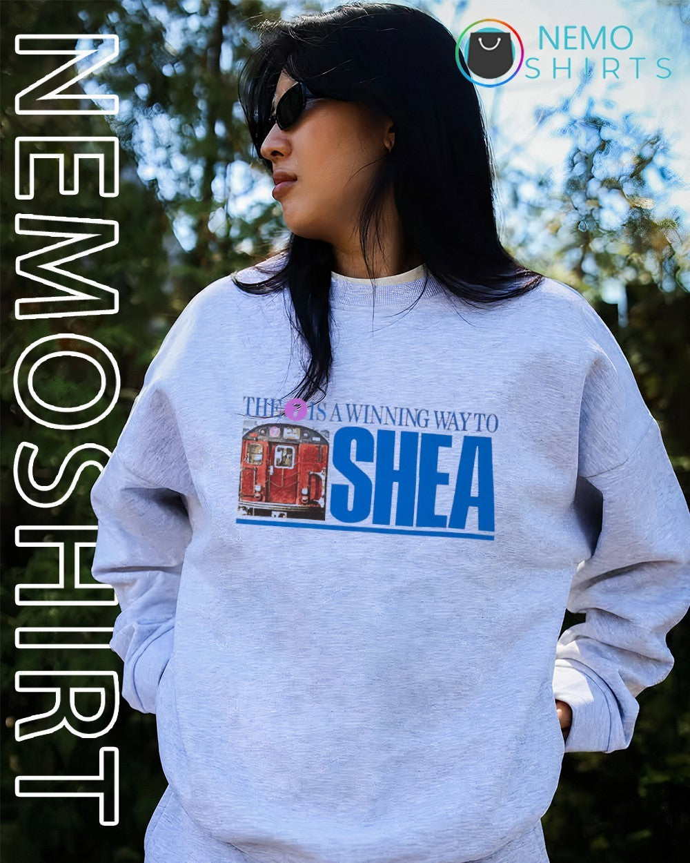 The 7 the is a winning way to shea NYC Transit shirt