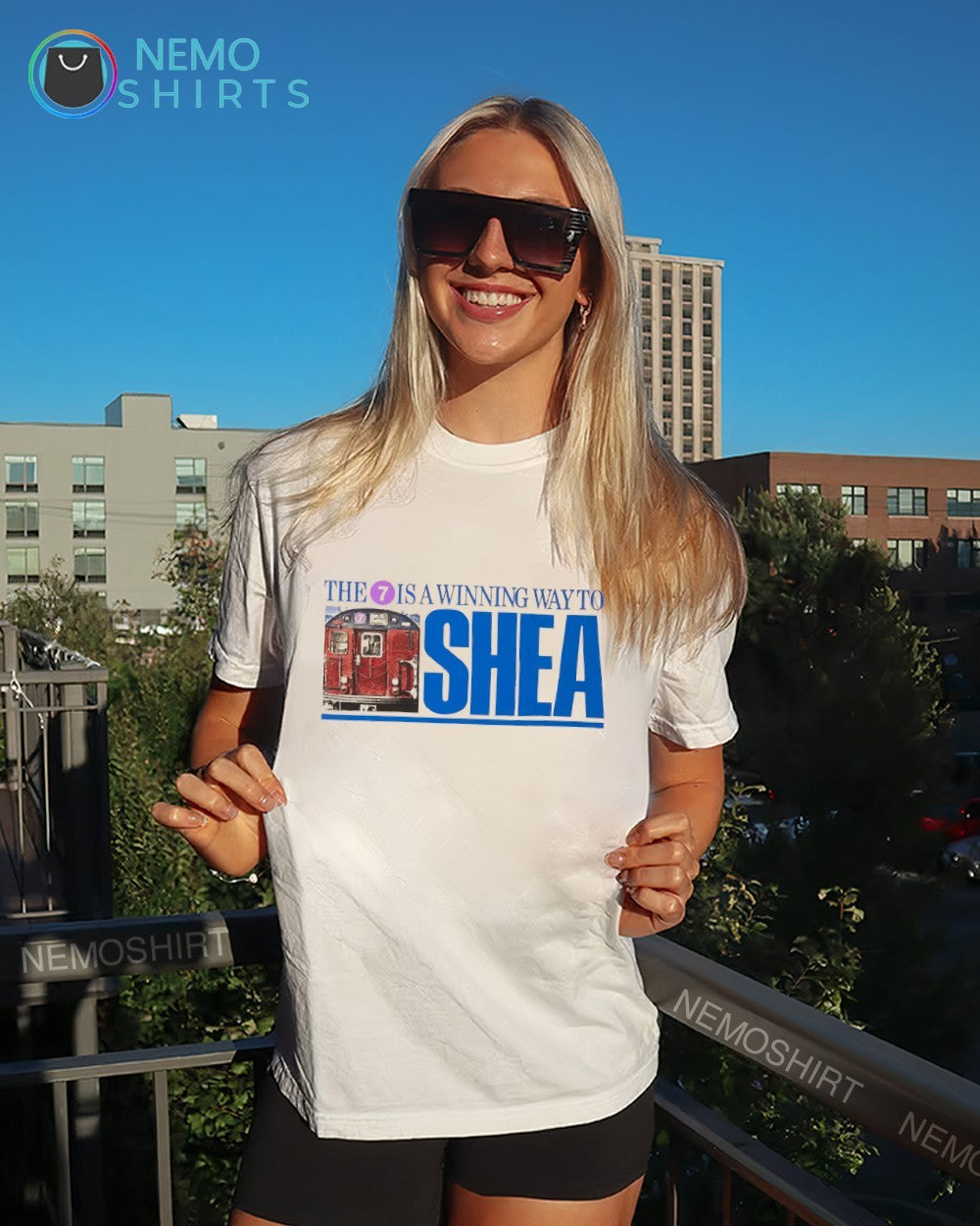 The 7 the is a winning way to shea NYC Transit shirt