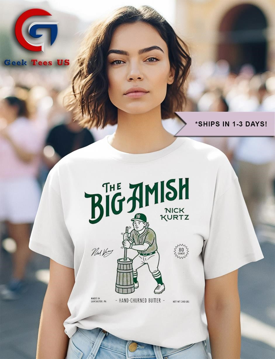 The Big Amish Nick Kurtz Athletics baseball signature shirt