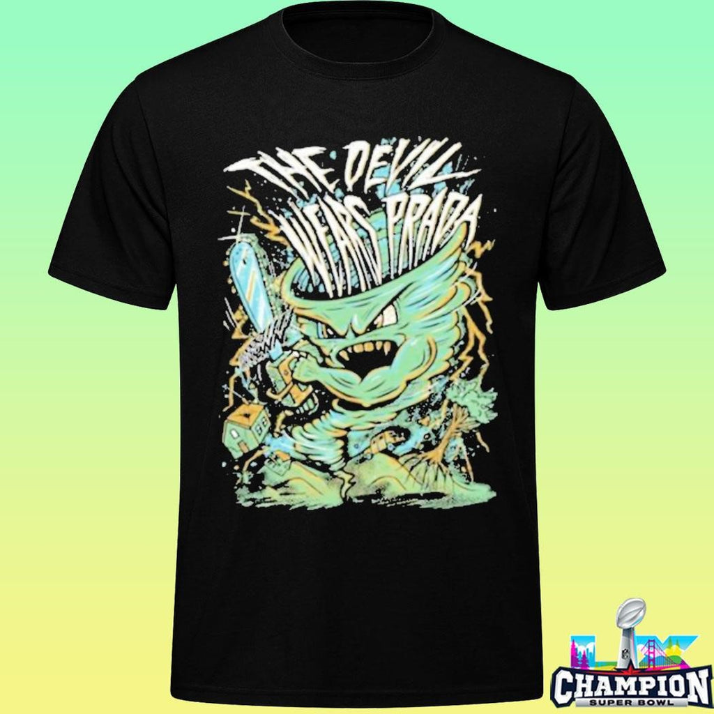 The Devil Wears Prada Chainsaw Brutality Tornado Shirt