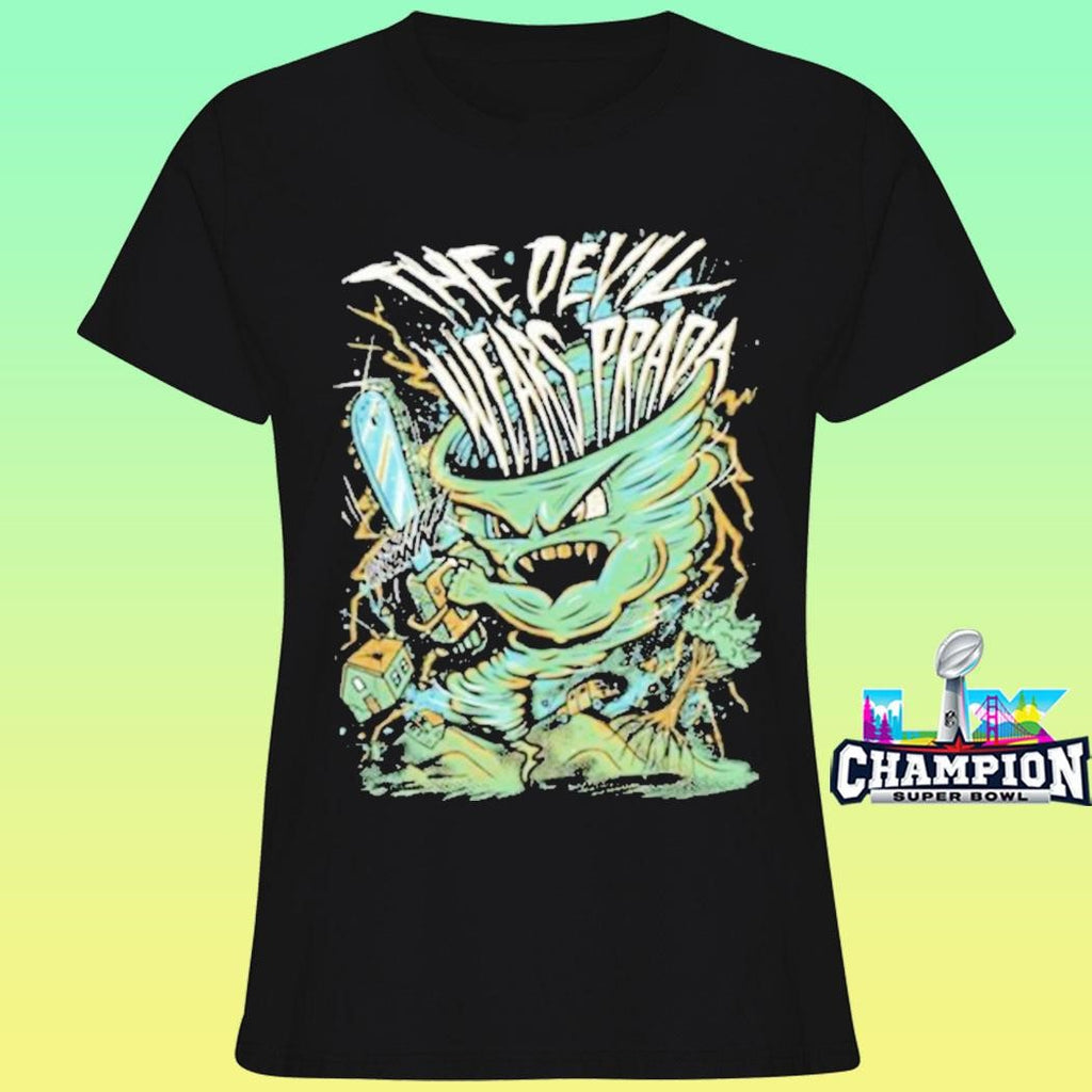 The Devil Wears Prada Chainsaw Brutality Tornado Shirt