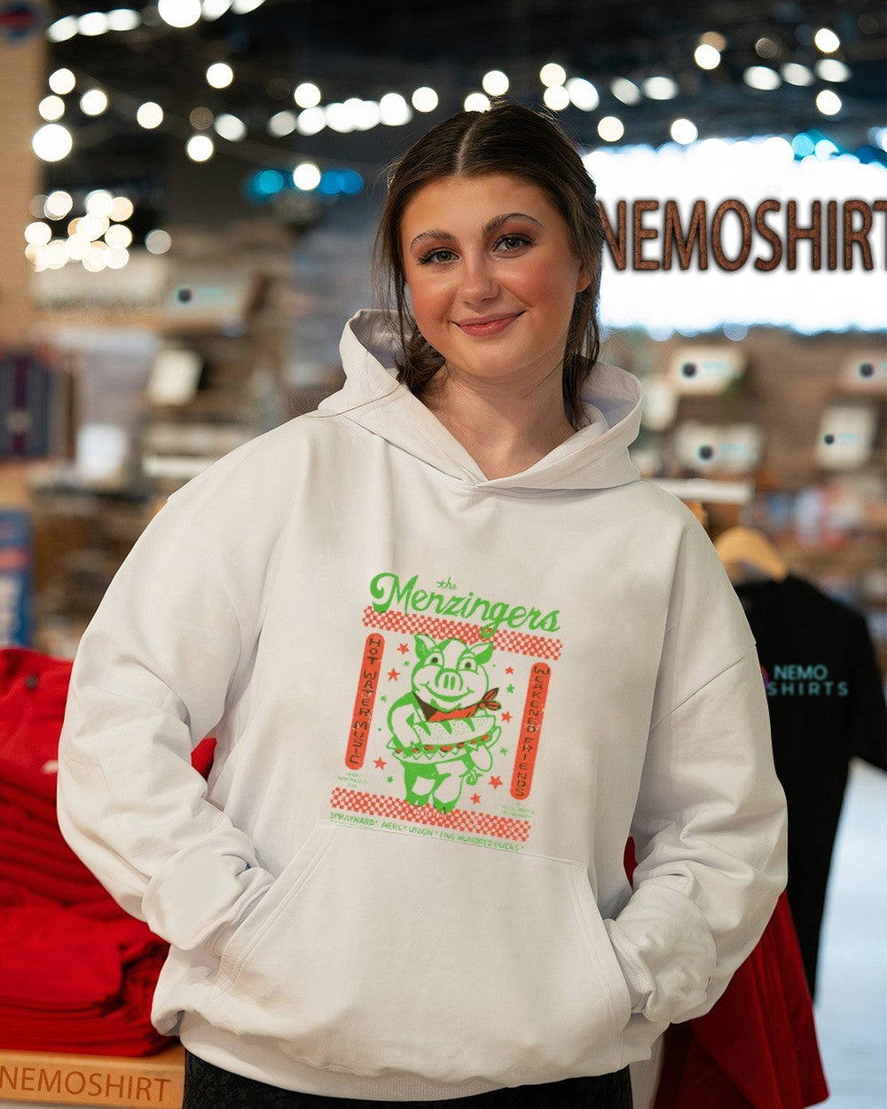 The Menzingers Hot Water Music and Weakened Friends shirt