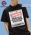 The National Trump Front Page Convicted Us Felon to arrive in scotland shirt