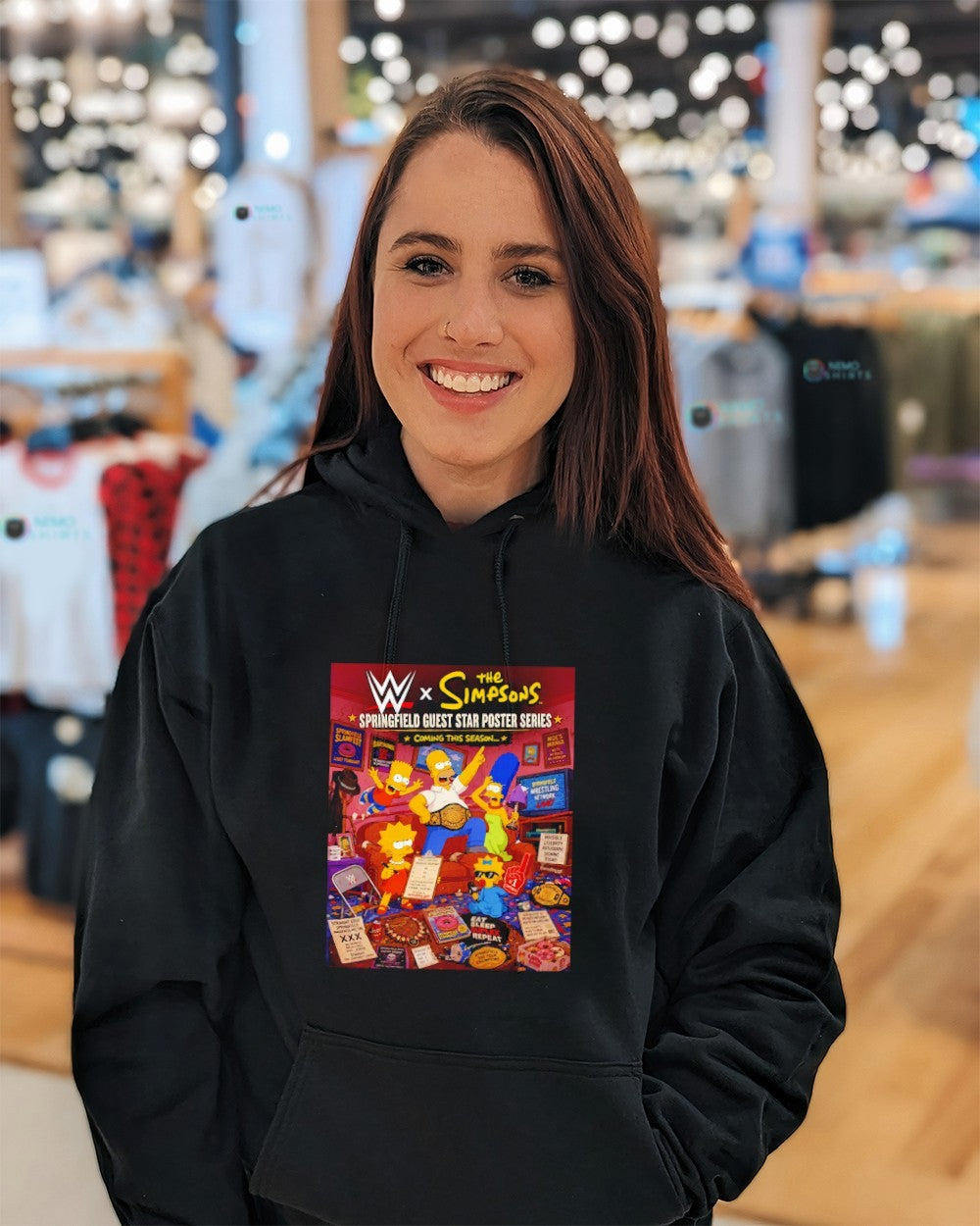 The Simpsons springfield guest star poster series shirt