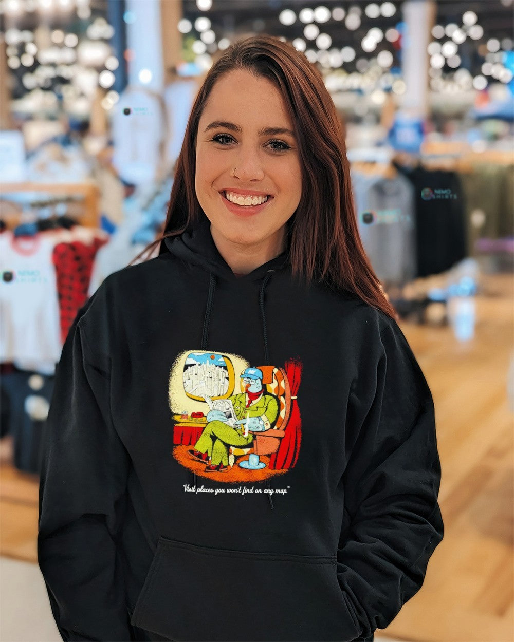The Travel Agency Mile High Flyer visit places you won’t find on any map shirt