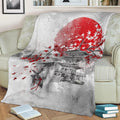 The Warrior Paththese days my inmost thoughts recallan … Fleece Throw Blanket
