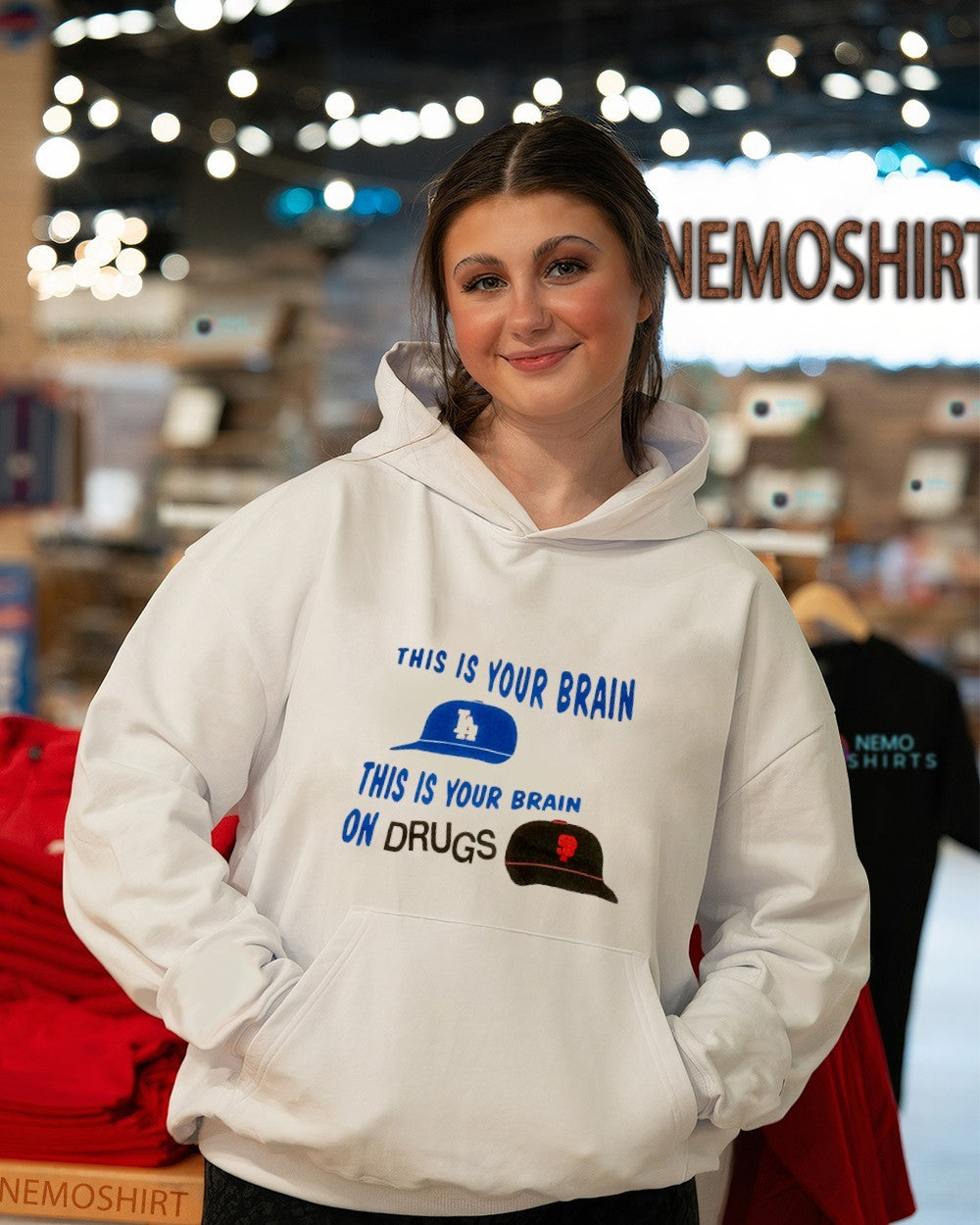 This is your brain Los Angeles Dodgers this is your brain on drugs San Francisco Giants shirt