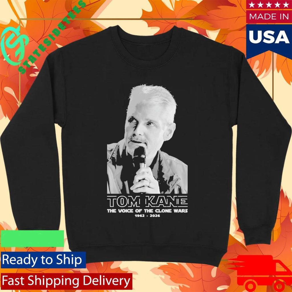 Tom Kane Memorial The Legendary Voice Actor Fan Tribute Shirt