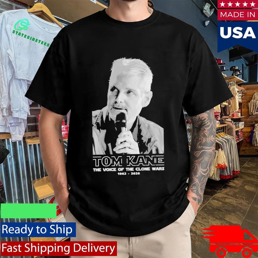 Tom Kane Memorial The Legendary Voice Actor Fan Tribute Shirt